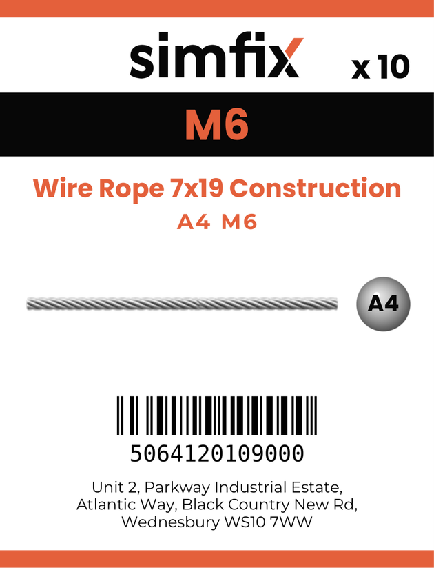 Simfix product label - 8382406-D