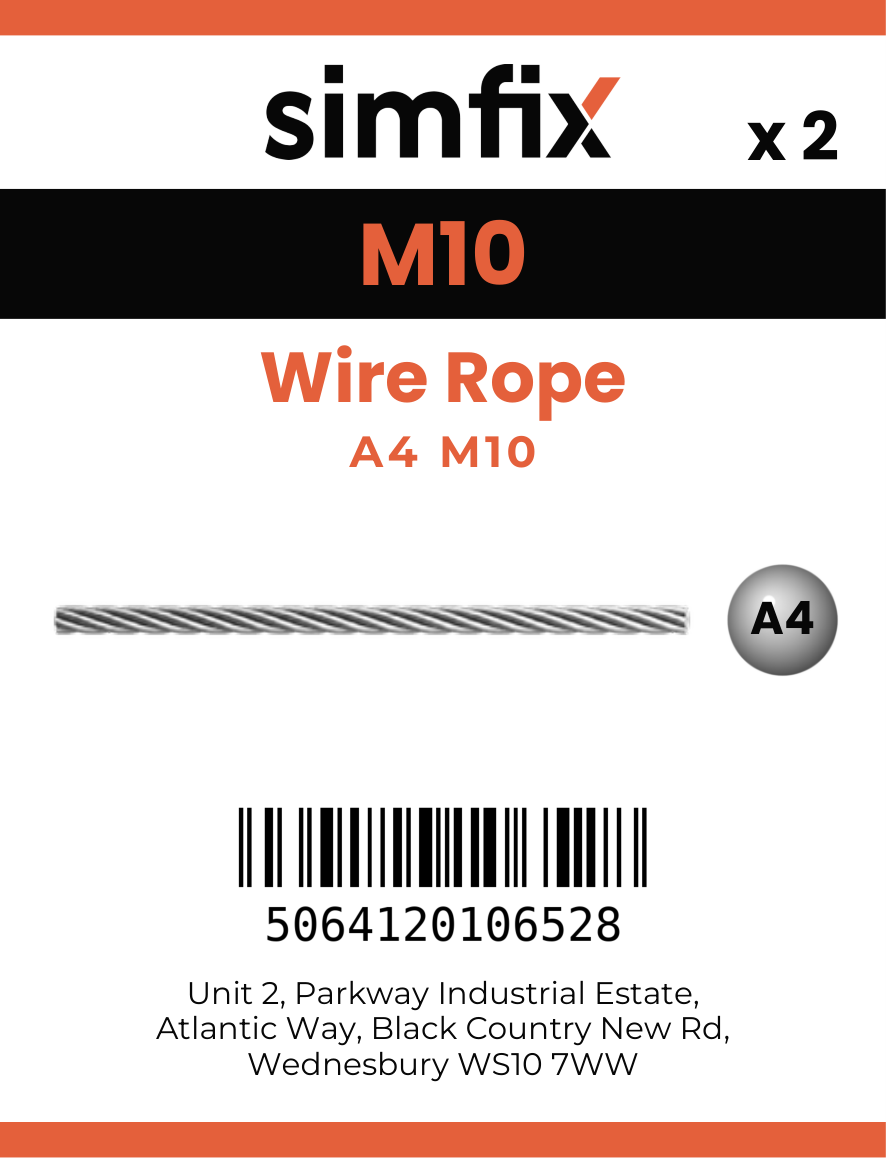 Simfix product label - 8382410-D