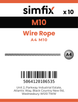 Simfix product label - 8382410-T