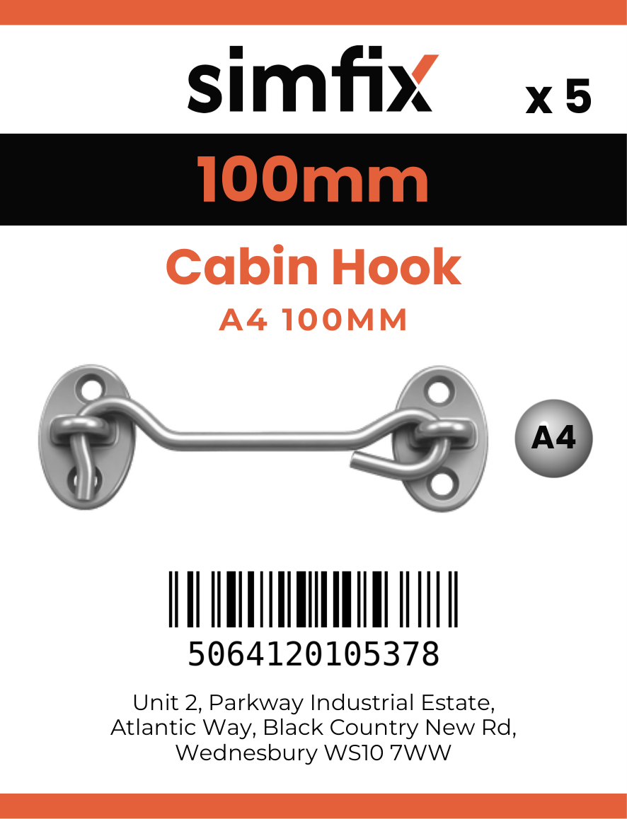 Simfix product label - 8384A4100-T