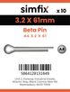 Simfix product label - 8431A43261-D