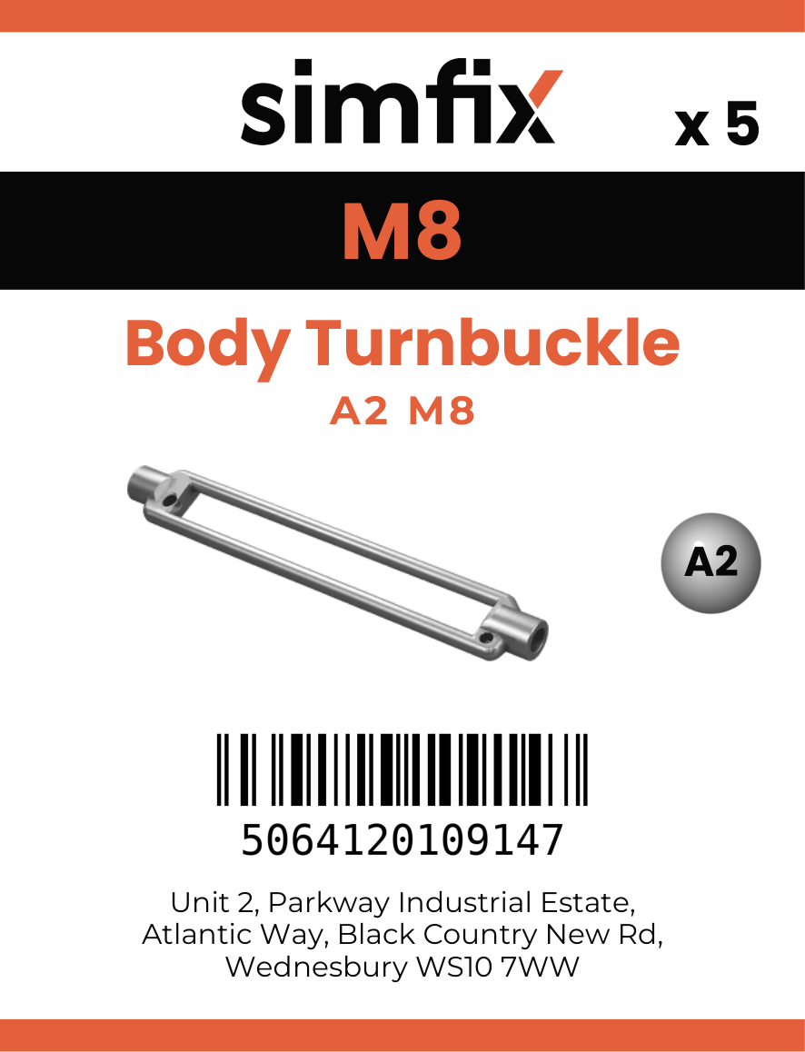 Simfix product label - 8457A208-D