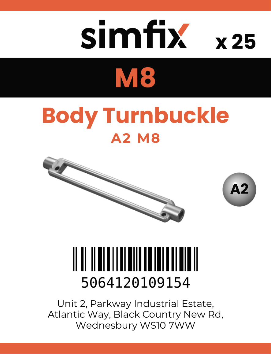Simfix product label - 8457A208-T