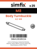 Simfix product label - 8457A208-T