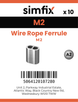 Simfix product label - 8470A202-D