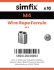 Simfix product label - 8470A404-D