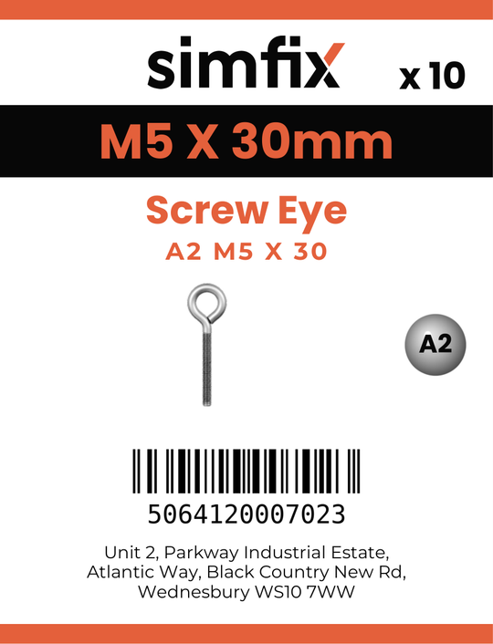 Simfix product label - 8473A205030-D