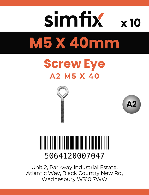 Simfix product label - 8473A205040-D