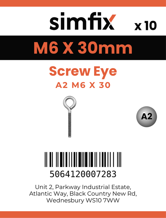 Simfix product label - 8473A206030-D