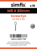 Simfix product label - 8473A208080-D