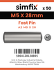 Simfix product label - 8474A205028-T