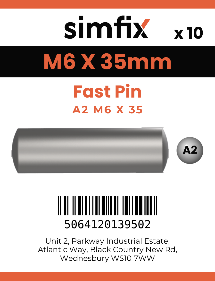 Simfix product label - 8474A206035-D