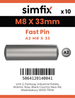Simfix product label - 8474A208033-D