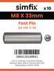 Simfix product label - 8474A208033-D
