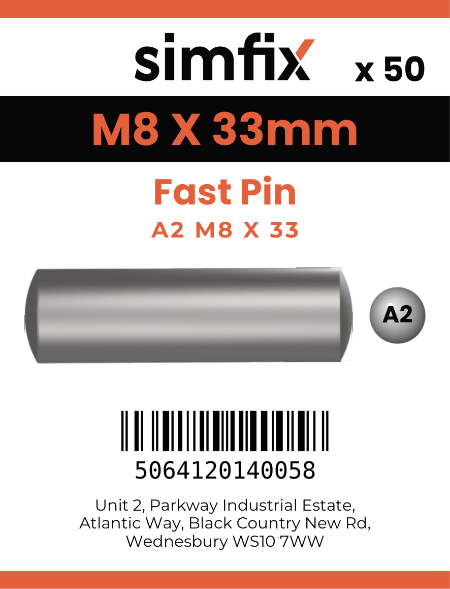 Simfix product label - 8474A208033-T