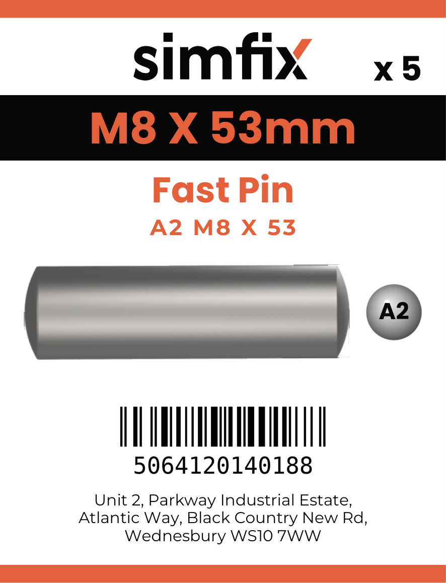 Simfix product label - 8474A208053-D
