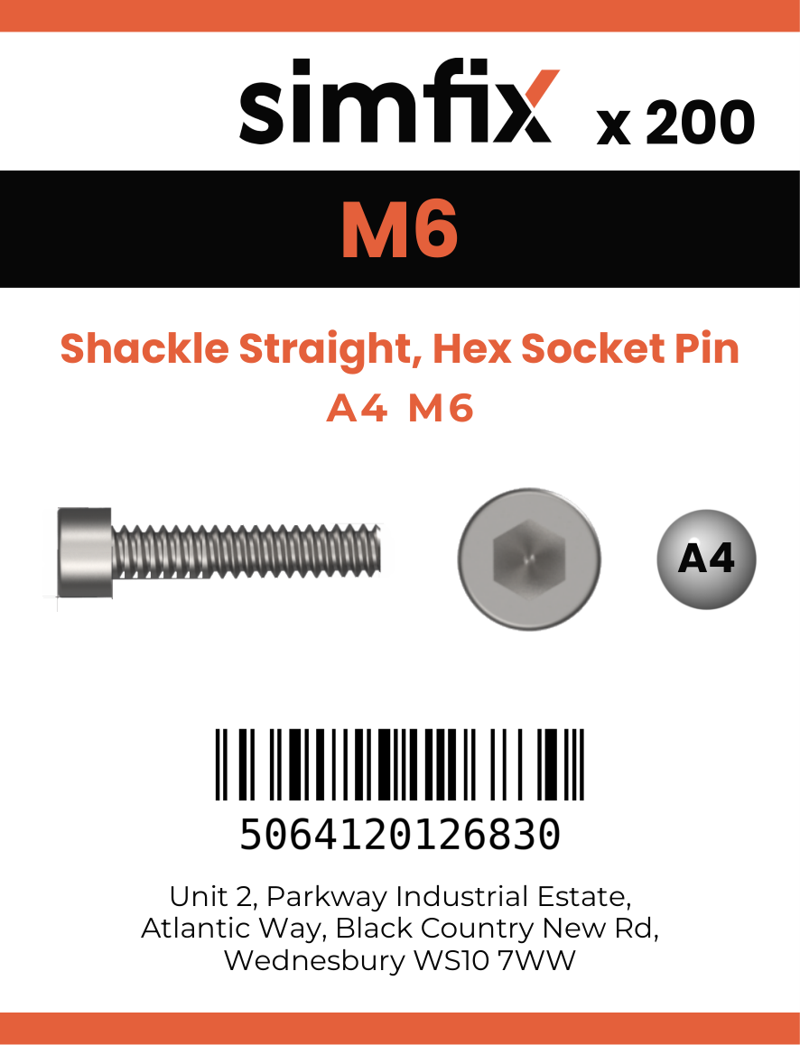 Simfix product label - 8482A406-T