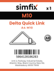 Simfix product label - 8489A410-D