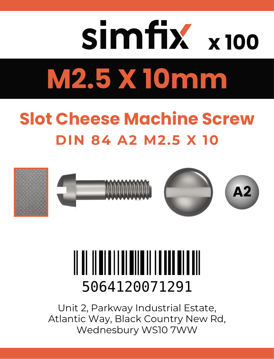 Simfix product label - 84A2025010-T