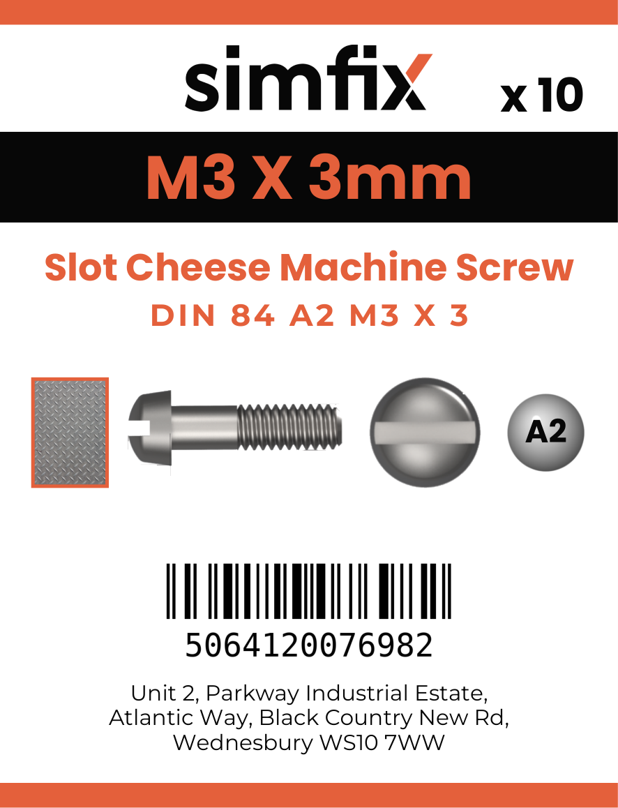 Simfix product label - 84A203003-D