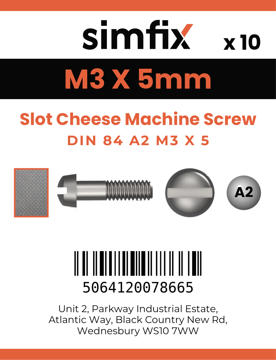 Simfix product label - 84A203005-D