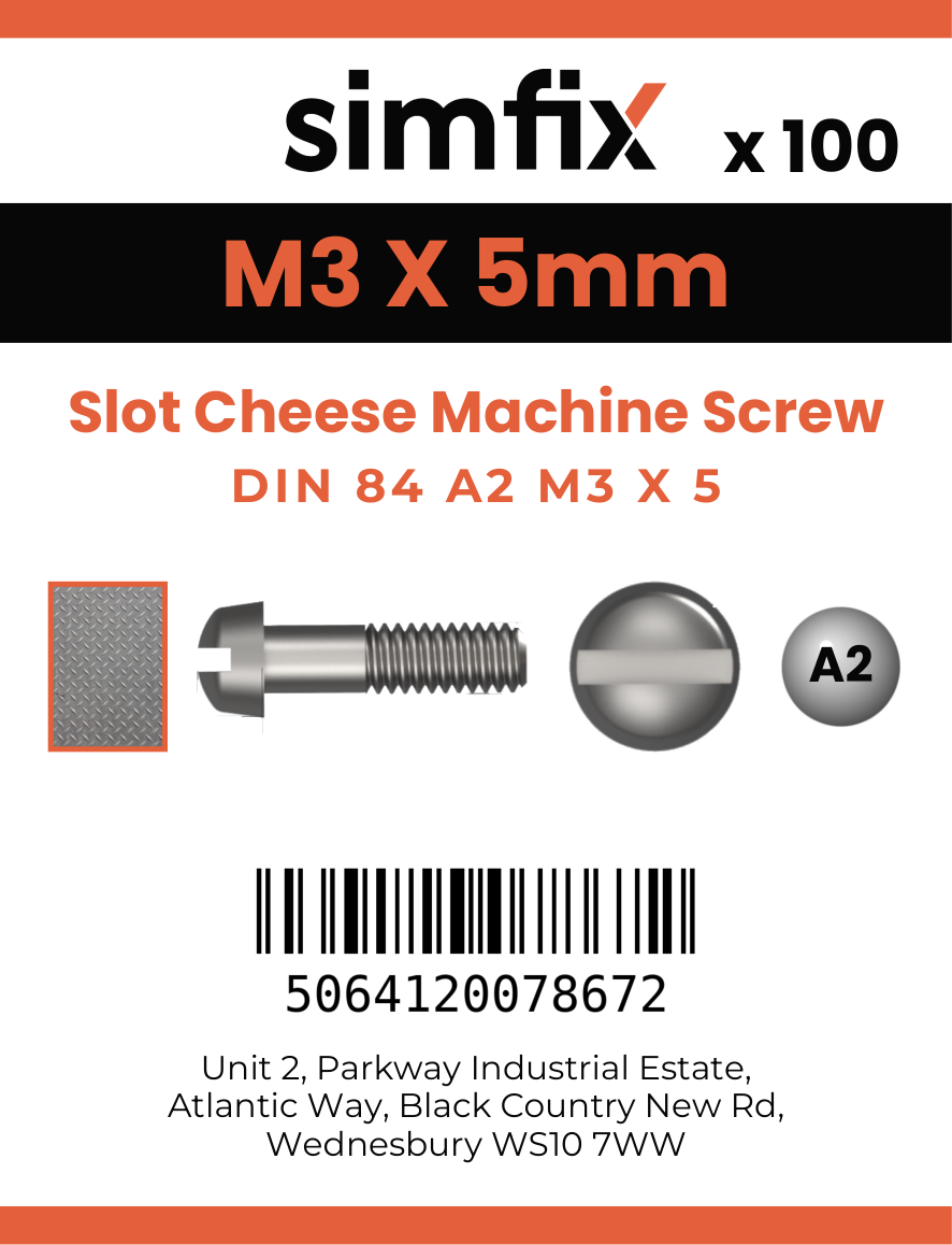 Simfix product label - 84A203005-T