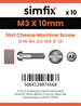 Simfix product label - 84A203010-D