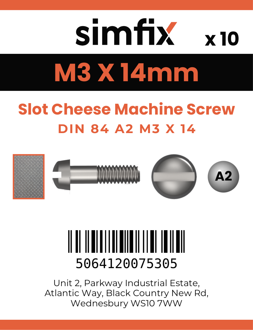 Simfix product label - 84A203014-D