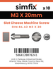 Simfix product label - 84A203020-D