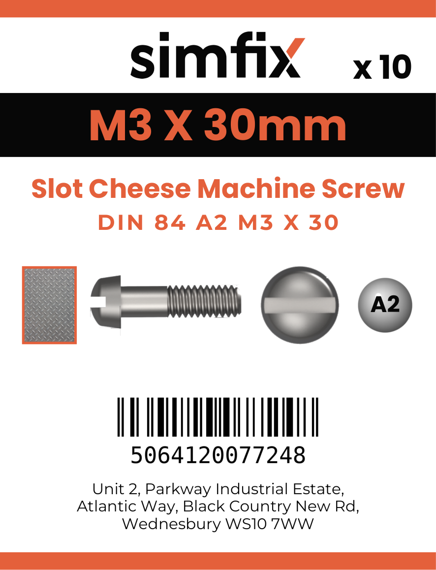 Simfix product label - 84A203030-D