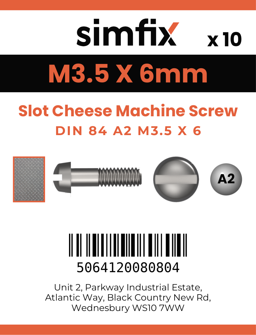 Simfix product label - 84A2035006-D
