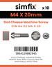 Simfix product label - 84A204020-D