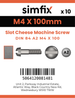 Simfix product label - 84A204100-D