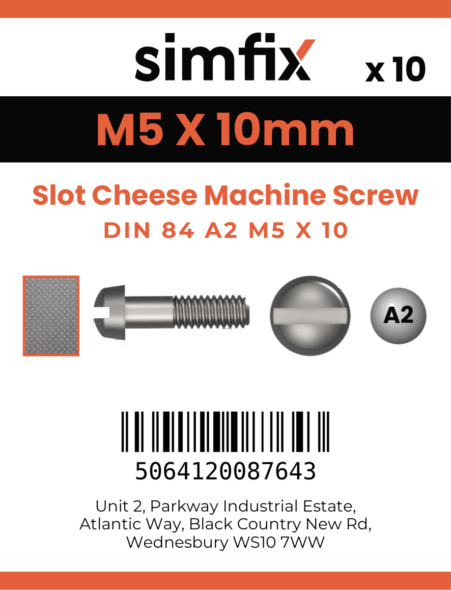 Simfix product label - 84A205010-D