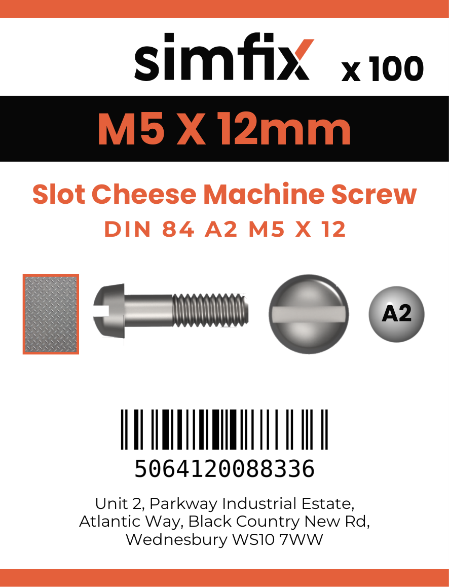 Simfix product label - 84A205012-T
