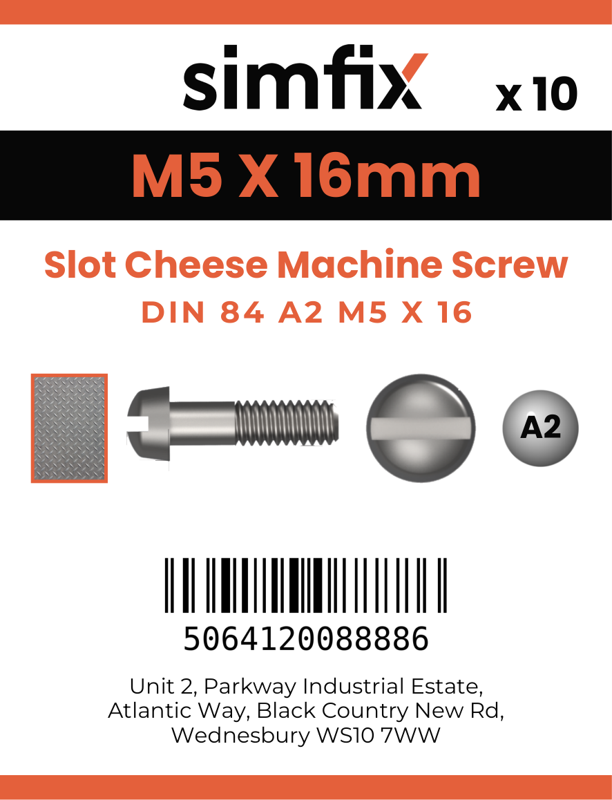 Simfix product label - 84A205016-D
