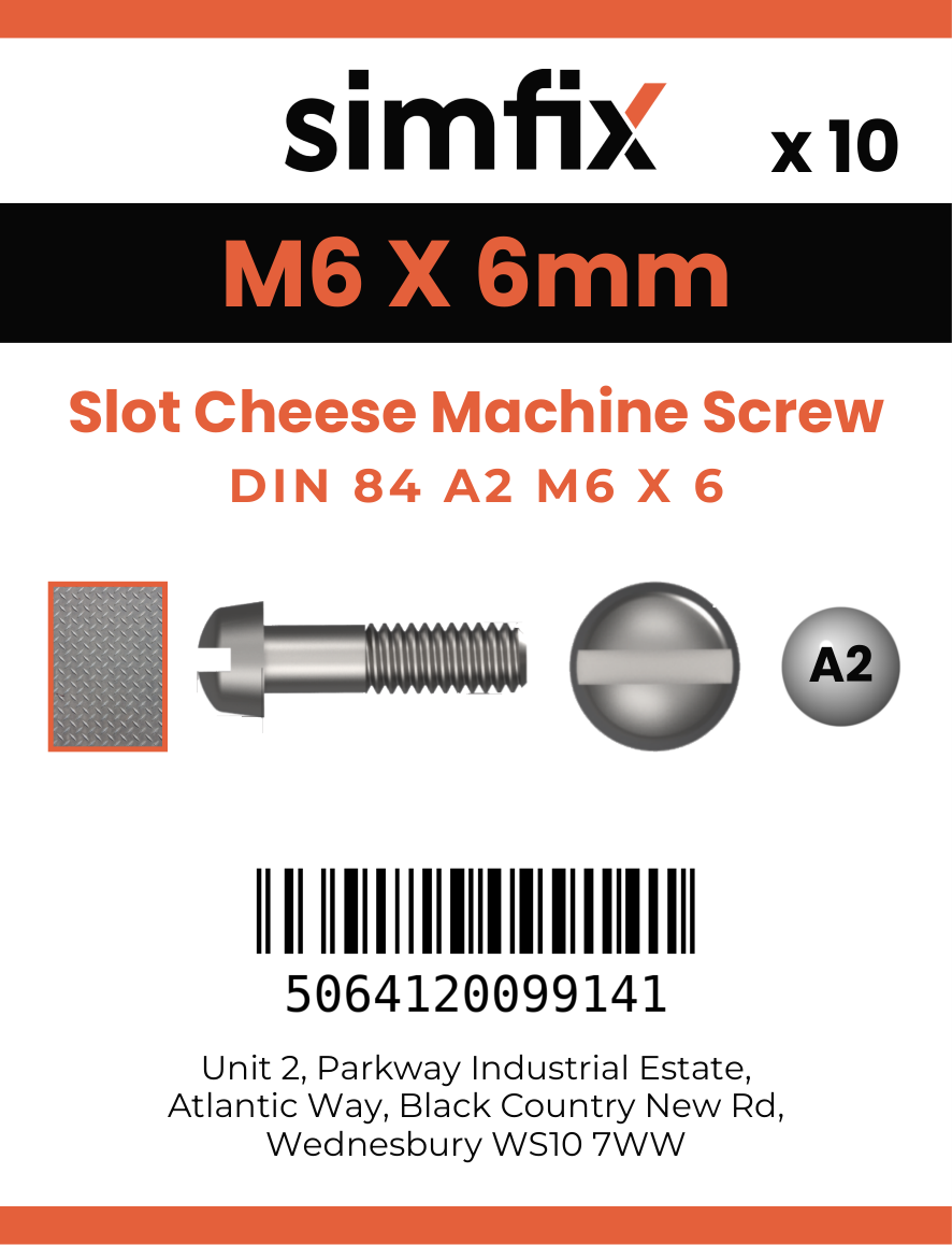 Simfix product label - 84A206006-D