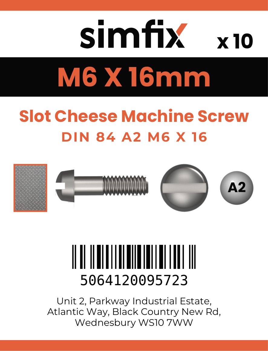 Simfix product label - 84A206016-D