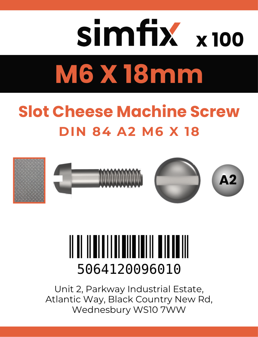 Simfix product label - 84A206018-T