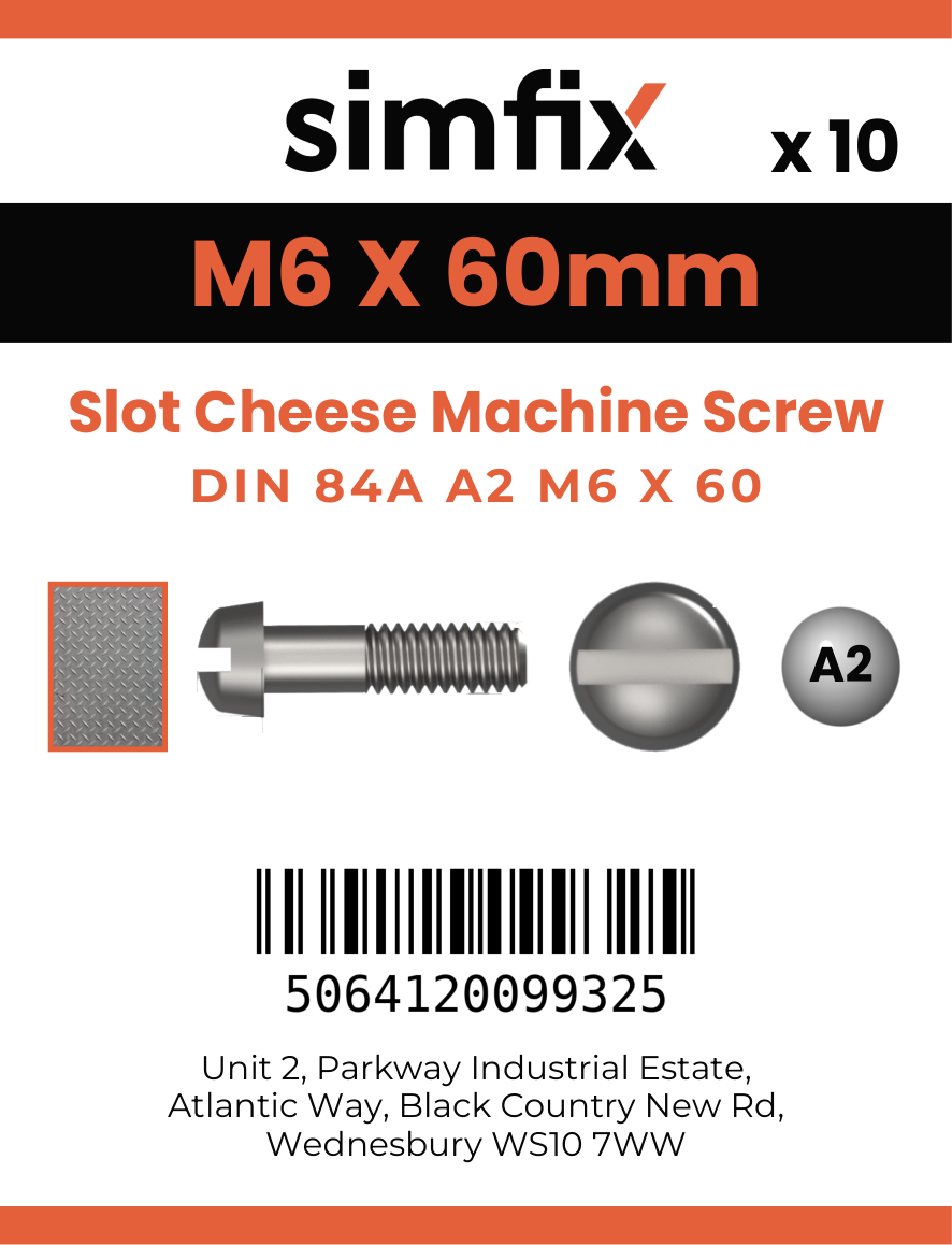 Simfix product label - 84A206060-D