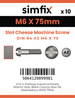 Simfix product label - 84A206075-D