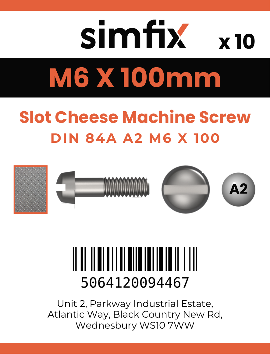 Simfix product label - 84A206100-D