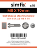 Simfix product label - 84A208070-D