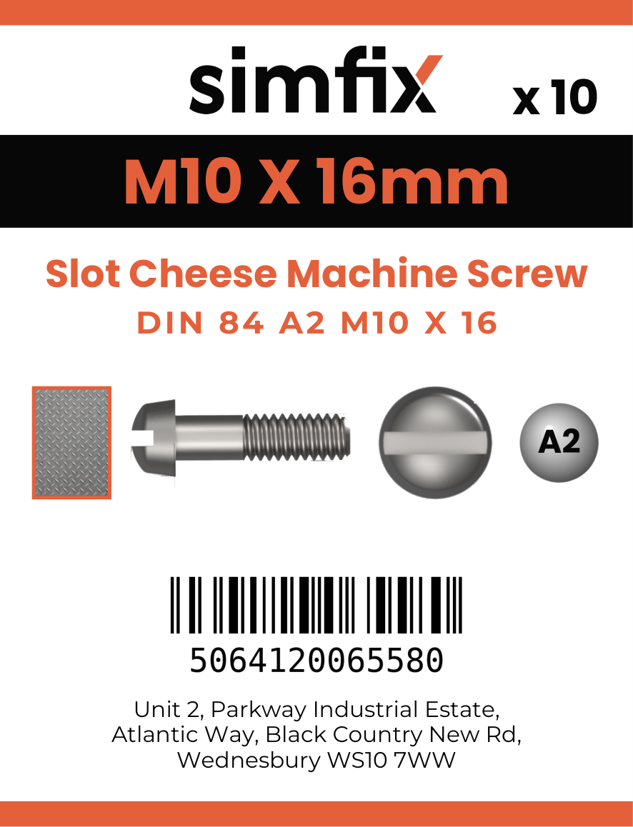 Simfix product label - 84A210016-D