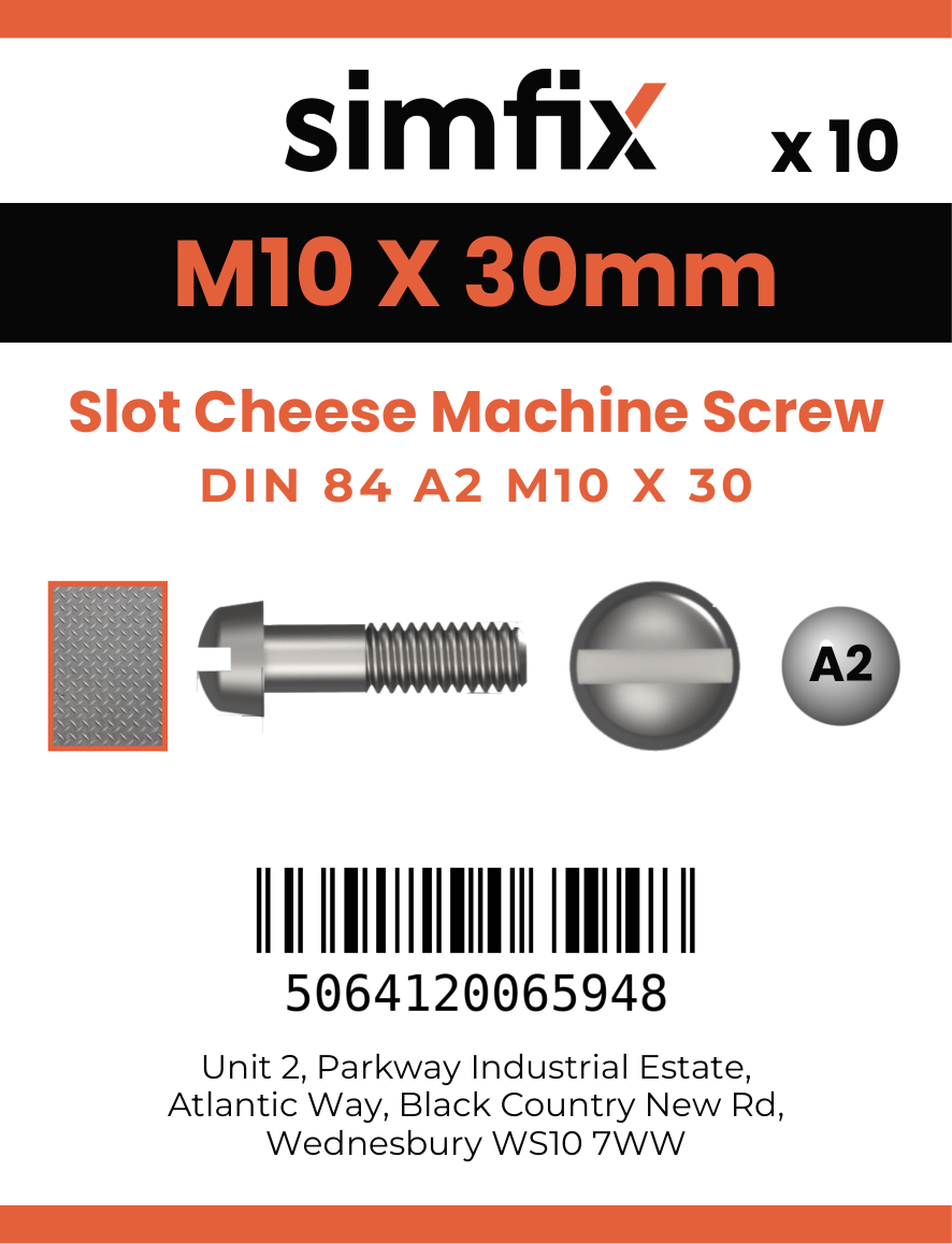 Simfix product label - 84A210030-D