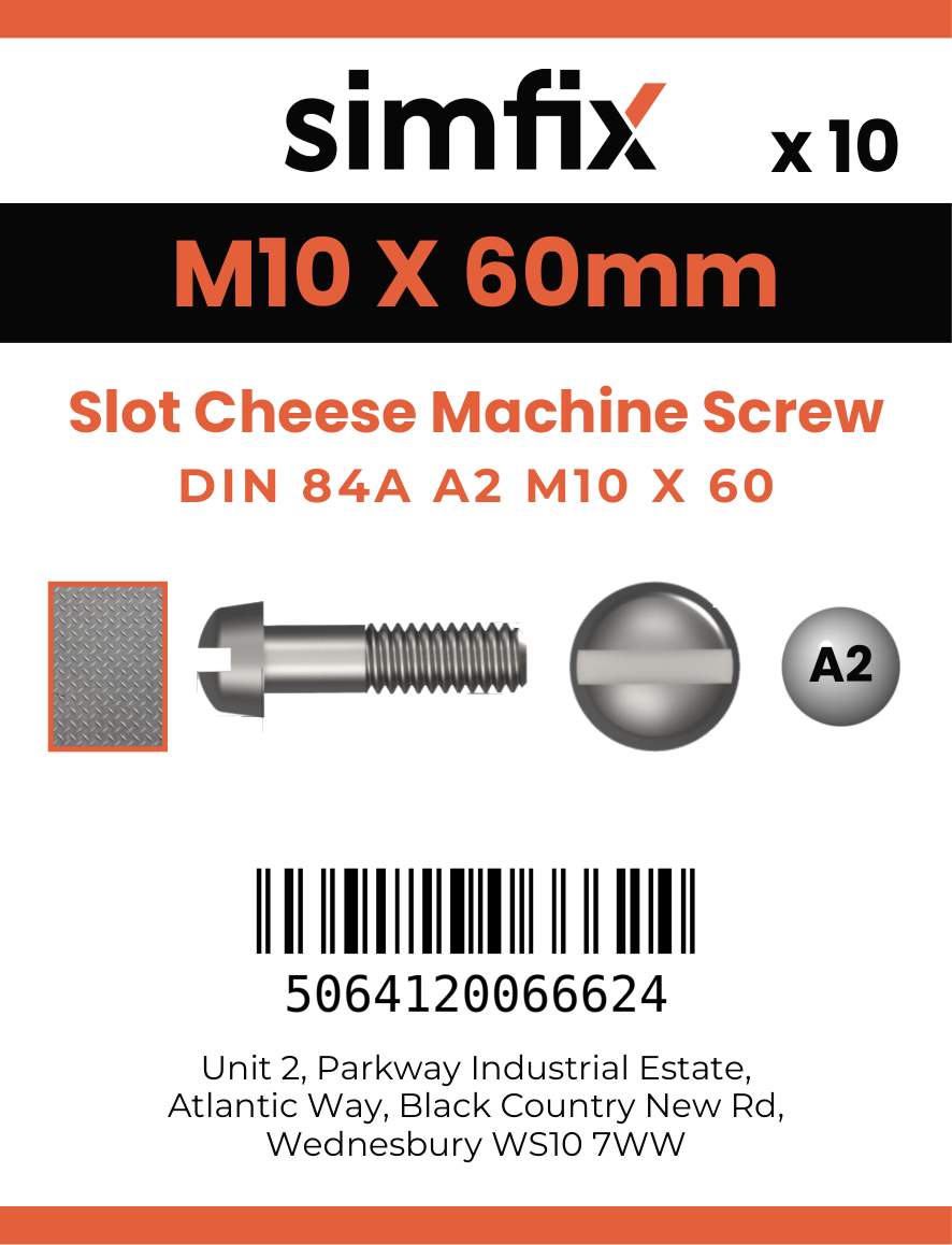 Simfix product label - 84A210060-D