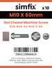 Simfix product label - 84A210060-D