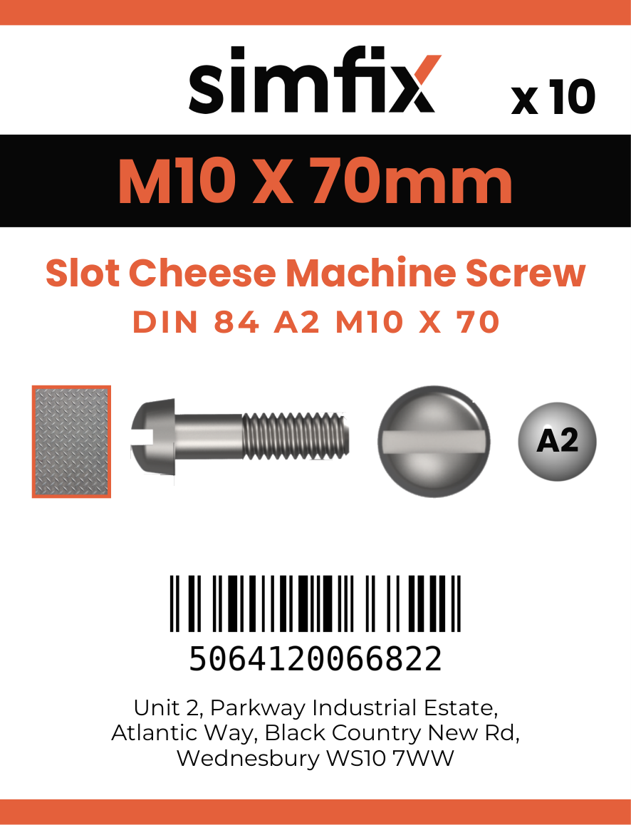 Simfix product label - 84A210070-D