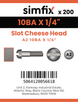 Simfix product label - 84A210BA006-T