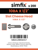 Simfix product label - 84A210BA013-T